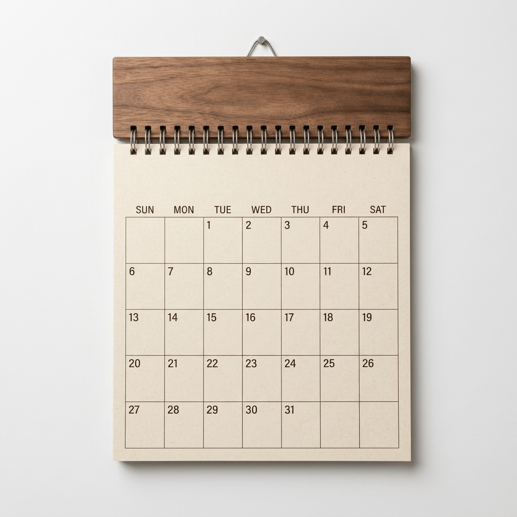 October 2024 wall calendar with appointments and events marked